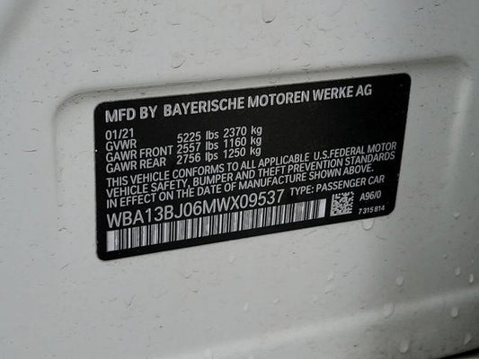 2021 BMW 530i xDrive Sedan 530i xDrive Sedan in Bridgewater, NJ - Open Road Automotive Group