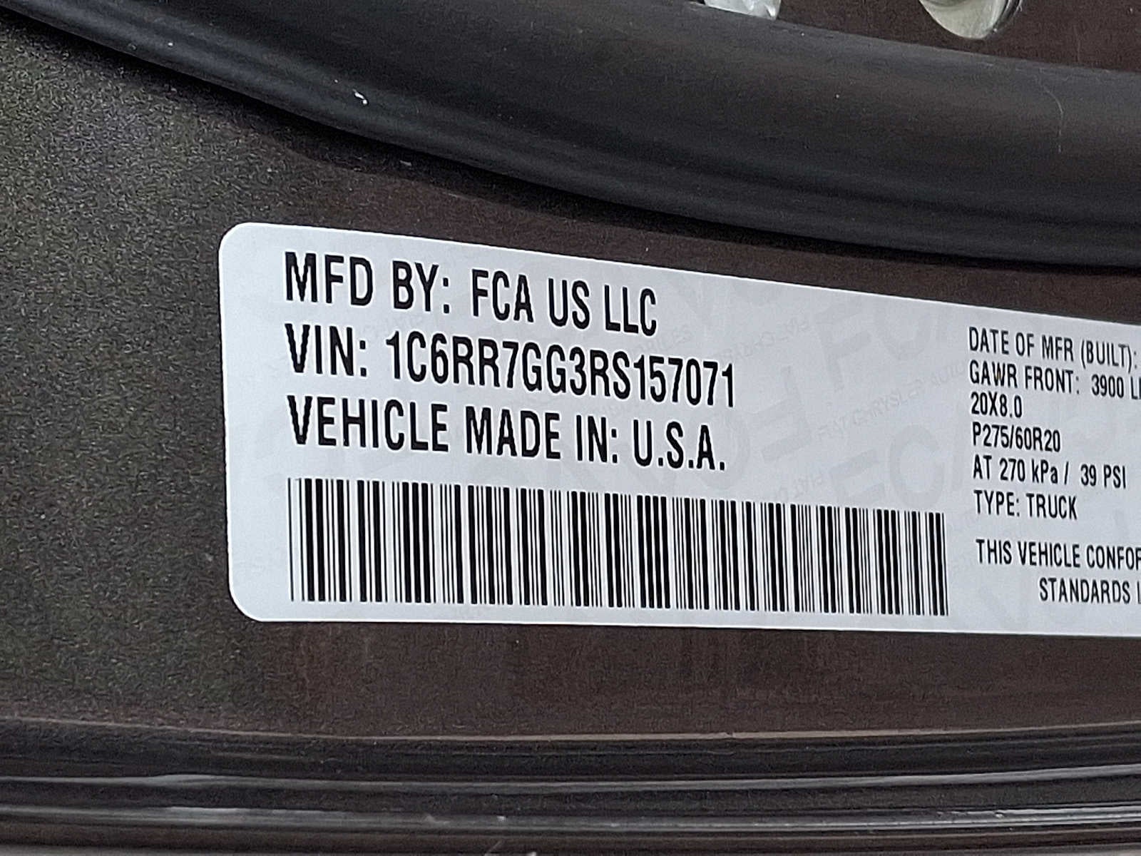 2024 RAM 1500 Classic SLT 4x4 Quad Cab 64 Box