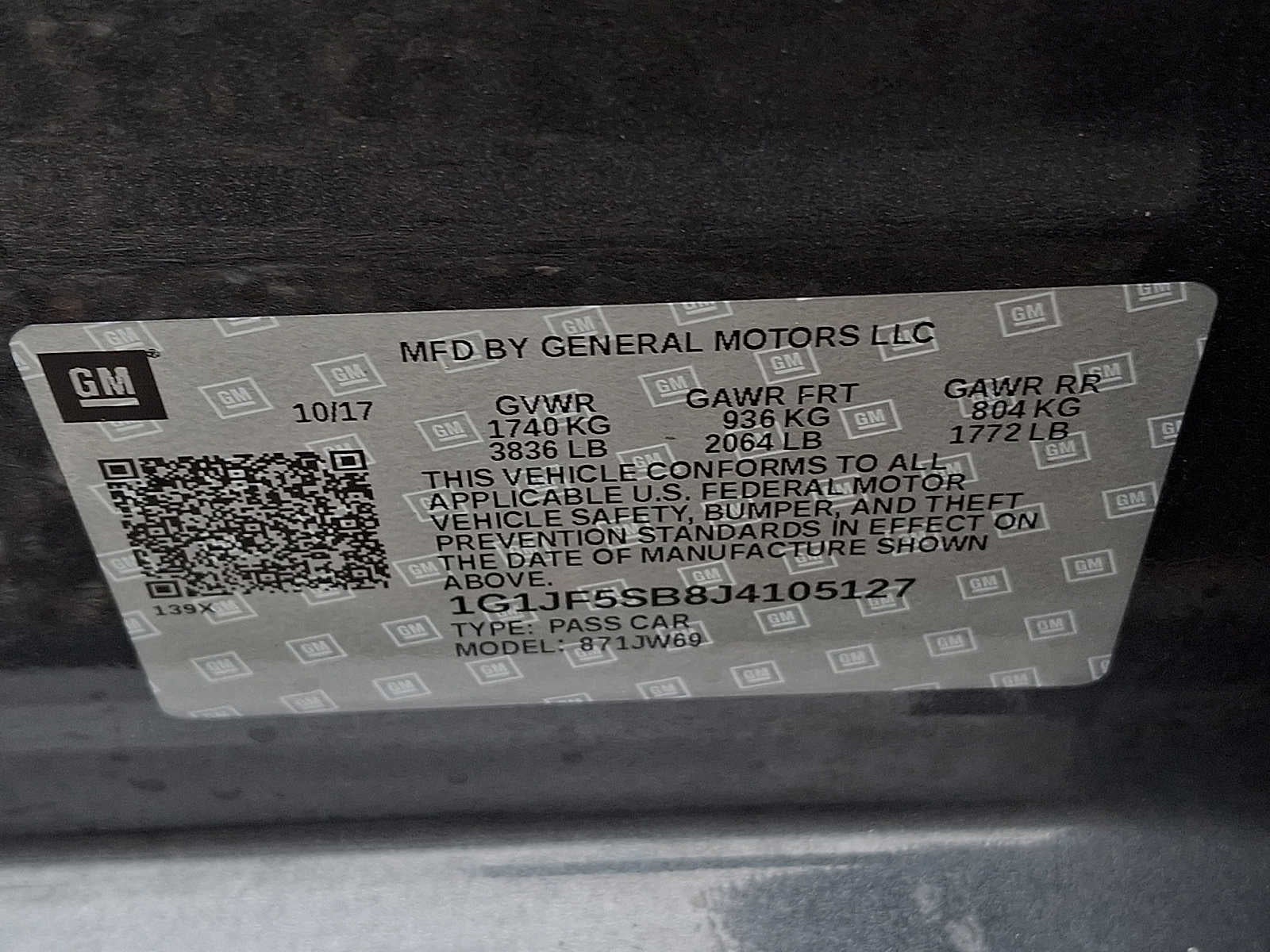 2018 Chevrolet Sonic 4dr Sdn Auto Premier