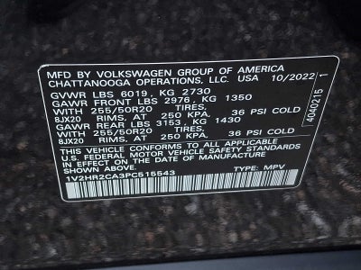 2023 Volkswagen Atlas 3.6L V6 SE w/Technology 4MOTION
