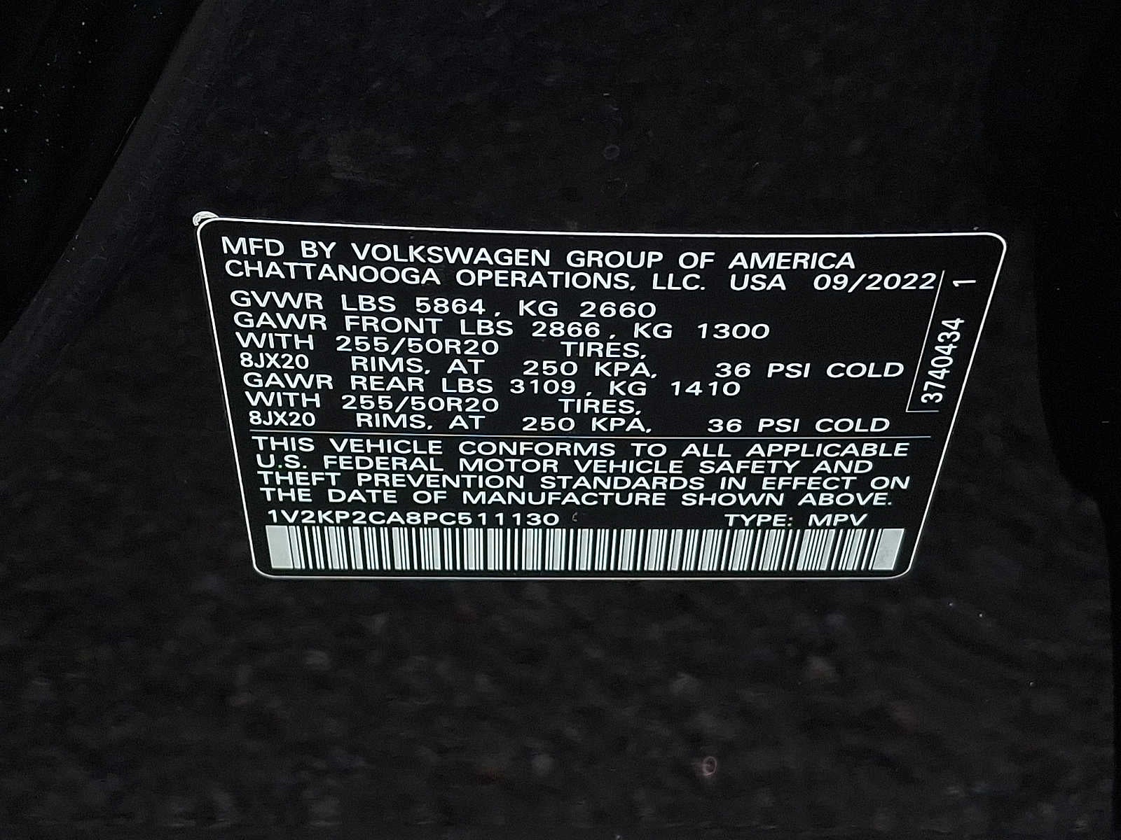 2023 Volkswagen Atlas 2.0T SE w/Technology 4MOTION