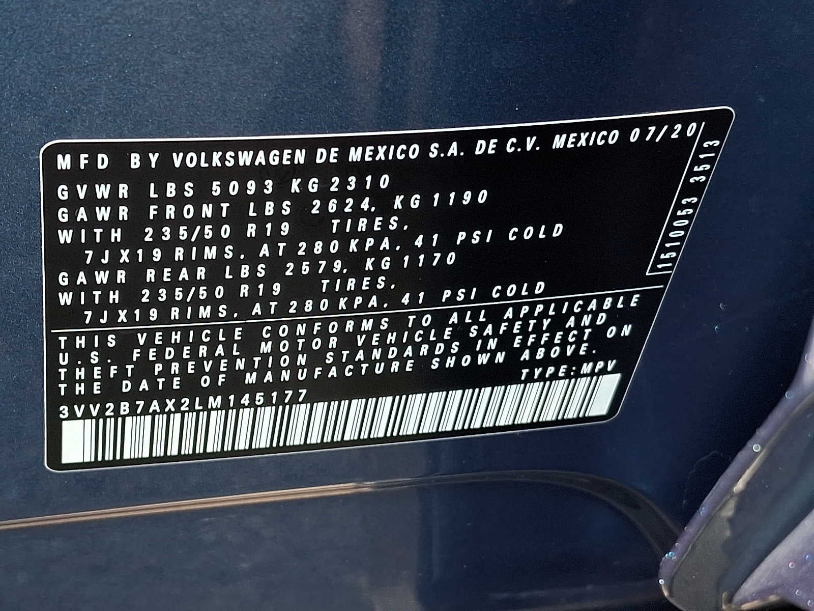 2020 Volkswagen Tiguan 2.0T SEL 4MOTION
