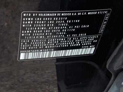 2020 Volkswagen Tiguan 2.0T SEL 4MOTION