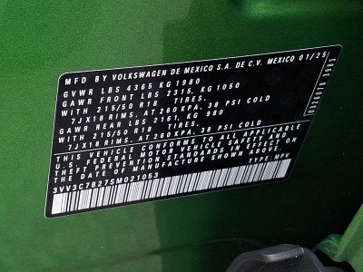 2025 Volkswagen Taos SE Black FWD