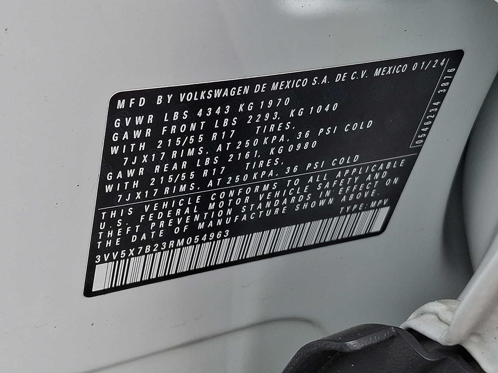 2024 Volkswagen Taos S FWD