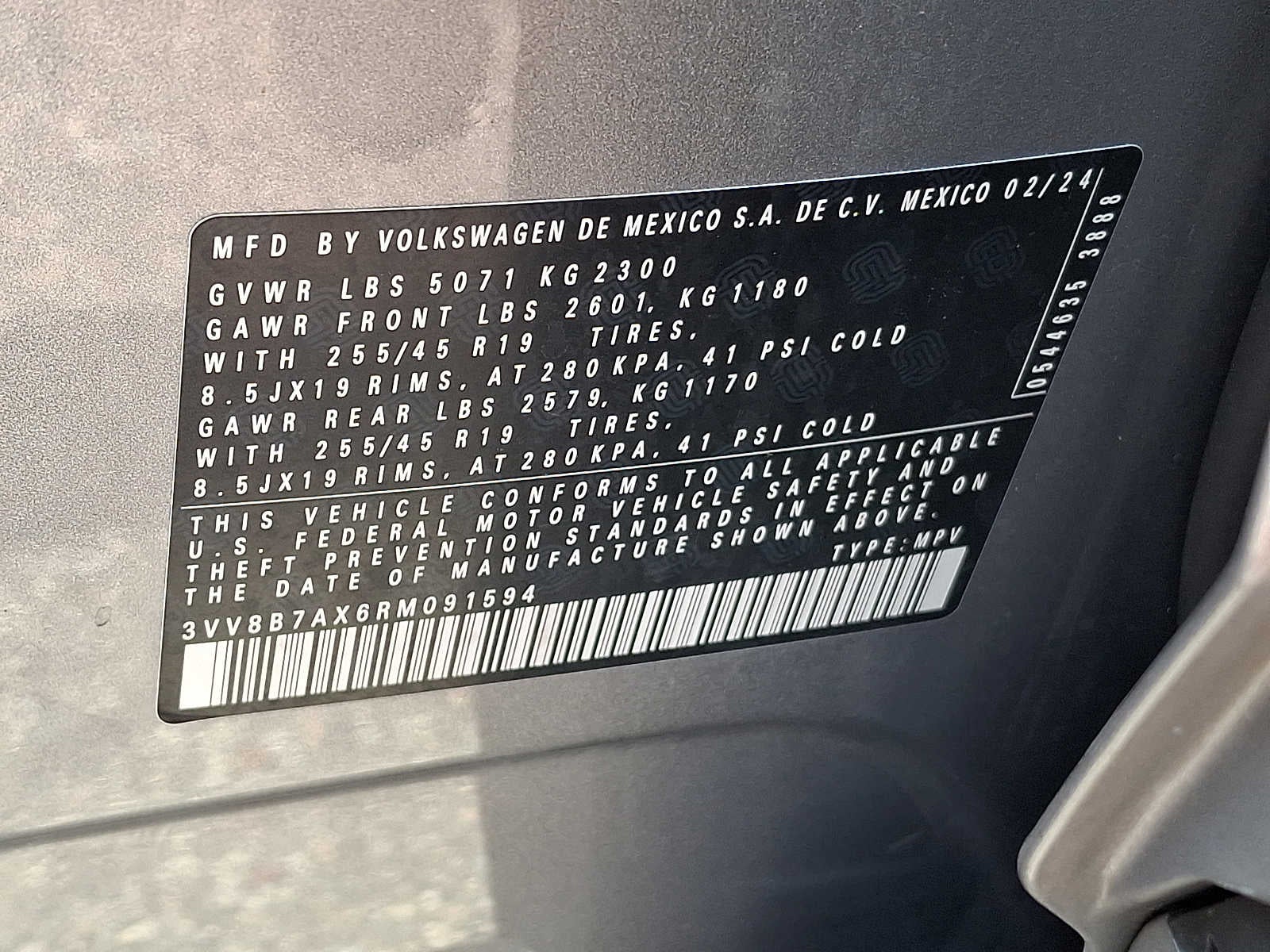 2024 Volkswagen Tiguan 2.0T SE R-Line Black 4MOTION