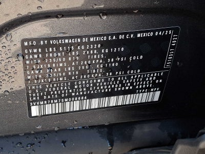 2025 Volkswagen Tiguan 2.0T SE 4MOTION