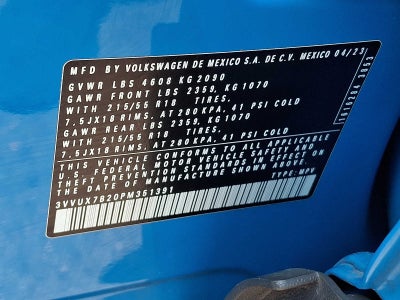 2023 Volkswagen Taos SE 4MOTION