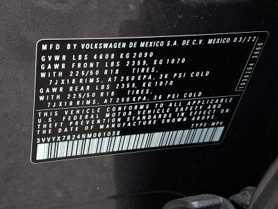 2022 Volkswagen Taos SE 4MOTION