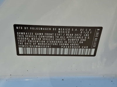 2021 Volkswagen Jetta S Auto