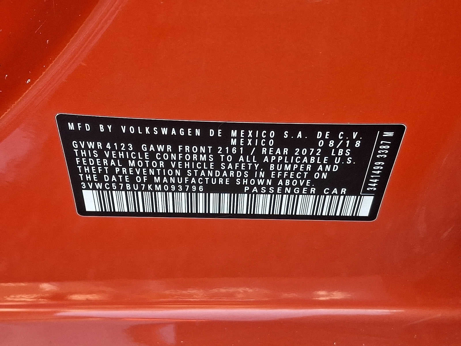 2019 Volkswagen Jetta S Auto w/SULEV