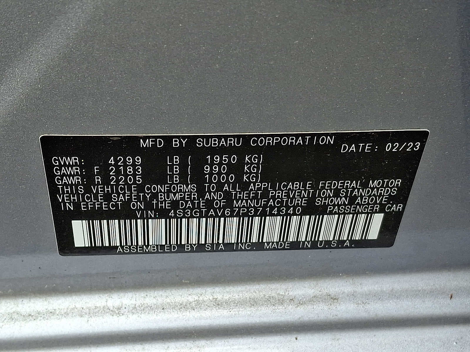 2023 Subaru Impreza Premium 5-door CVT