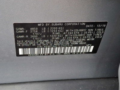 2020 Subaru Outback CVT