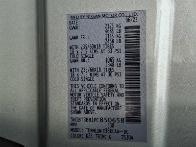 2023 Nissan Rogue AWD SV