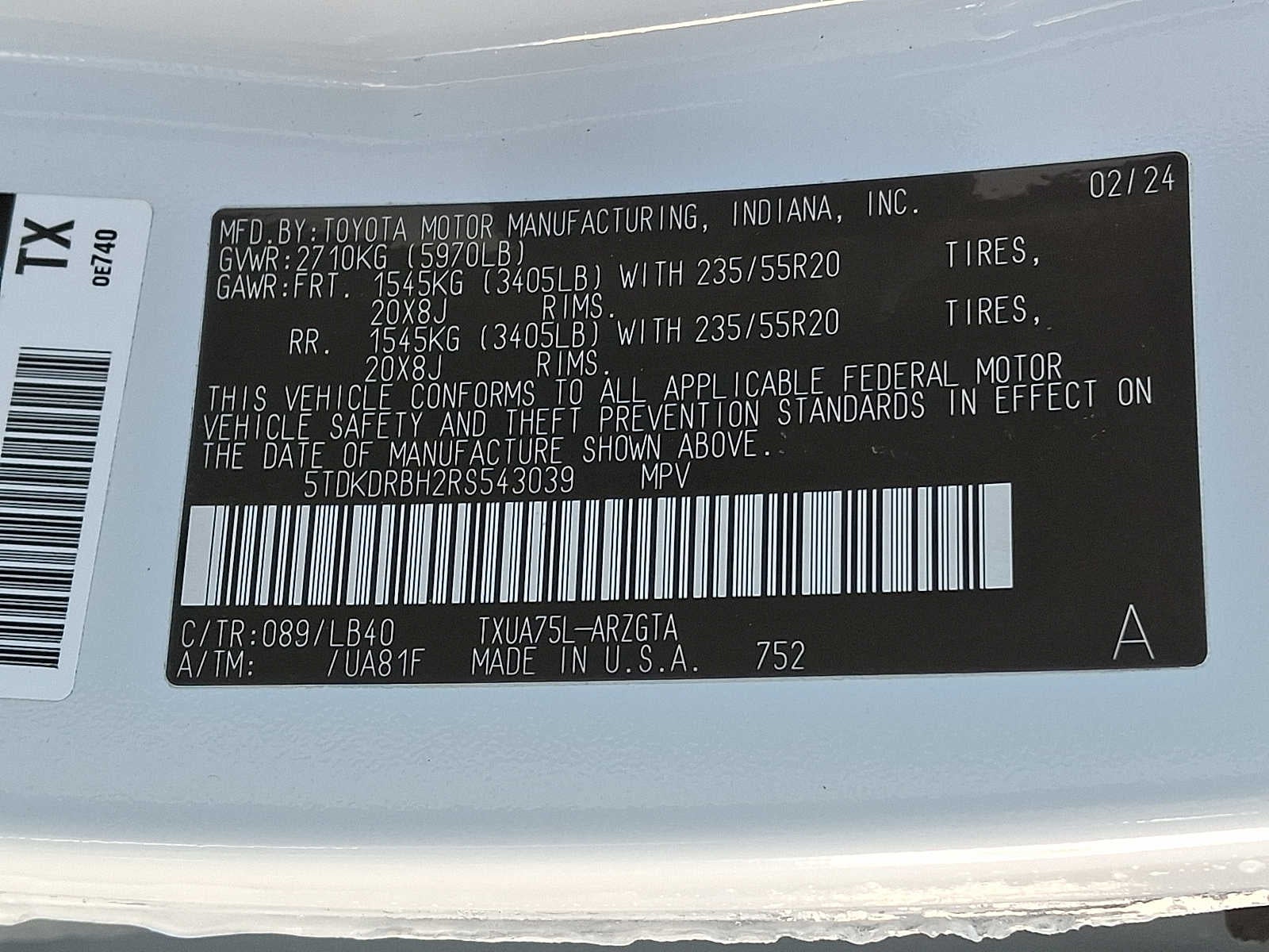 2024 Toyota Highlander Limited AWD