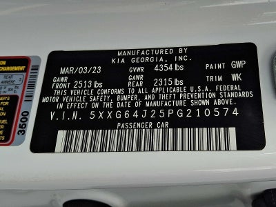 2023 Kia K5 GT-Line Auto FWD