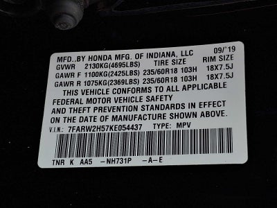 2019 Honda CR-V EX AWD