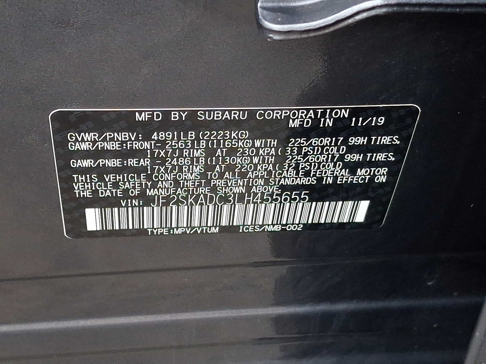 2020 Subaru Forester CVT