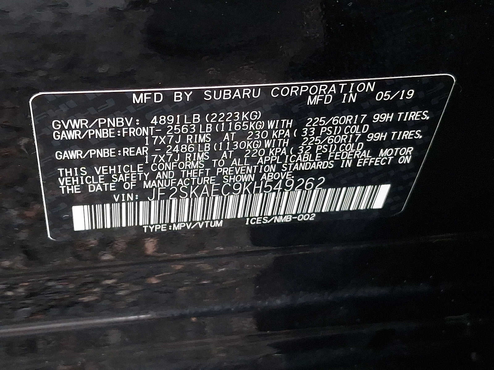 2019 Subaru Forester 2.5i Premium