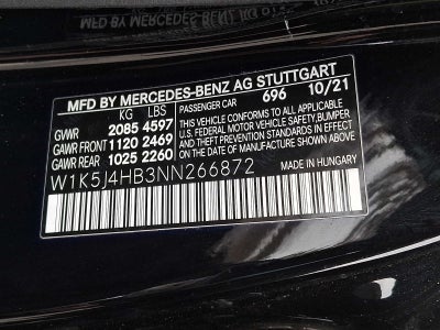 2022 Mercedes-Benz CLA CLA 250 4MATIC® Coupe