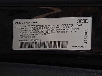 2023 Audi A6 Premium Plus 45 TFSI quattro
