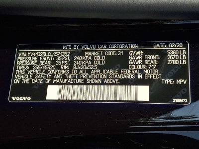 2020 Volvo XC60 T5 AWD Inscription