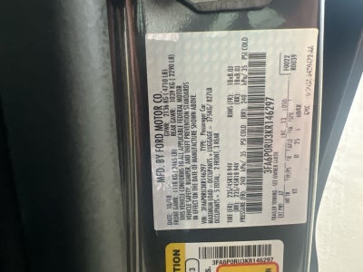 2019 Ford Fusion Hybrid Titanium FWD