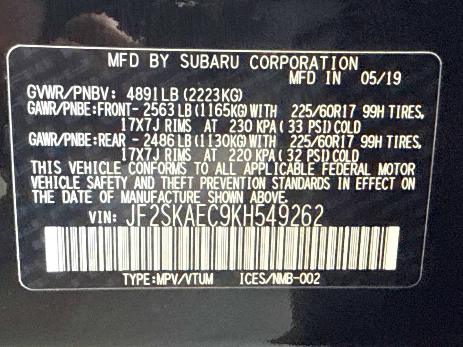 2019 Subaru Forester 2.5i Premium