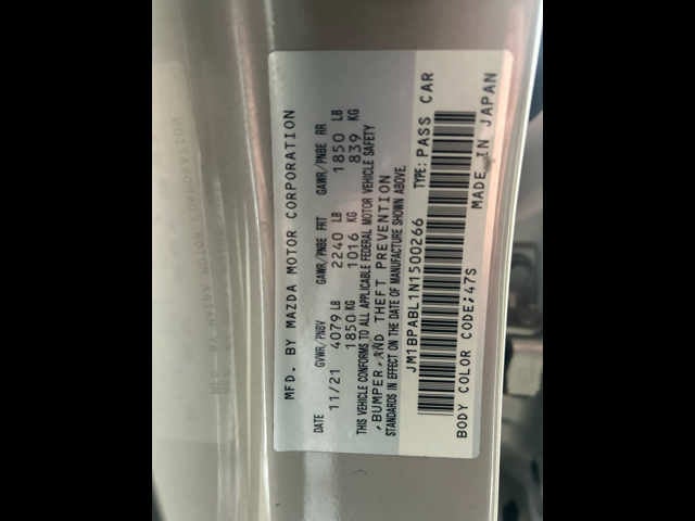 2022 Mazda MAZDA3 Select FWD