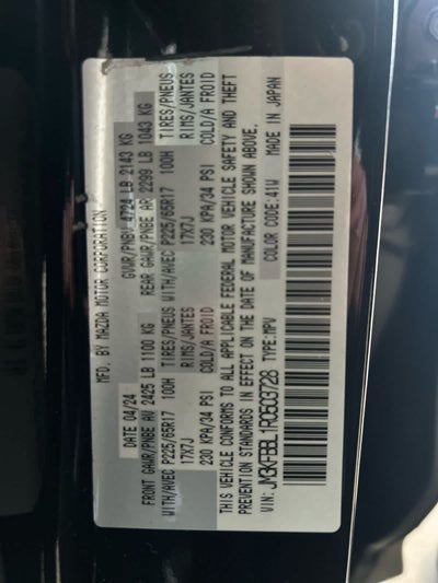 2024 Mazda Mazda CX-5 2.5 S Select Package AWD
