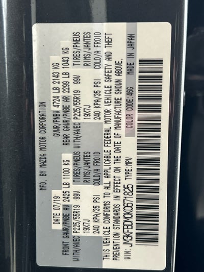 2019 Mazda Mazda CX-5 Grand Touring AWD