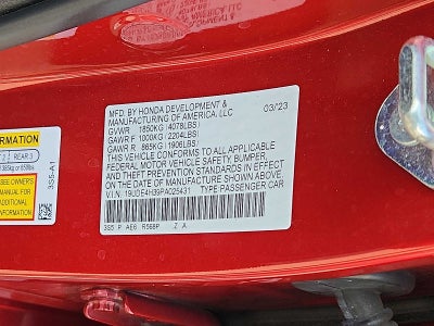 2023 Acura Integra w/A-Spec Package