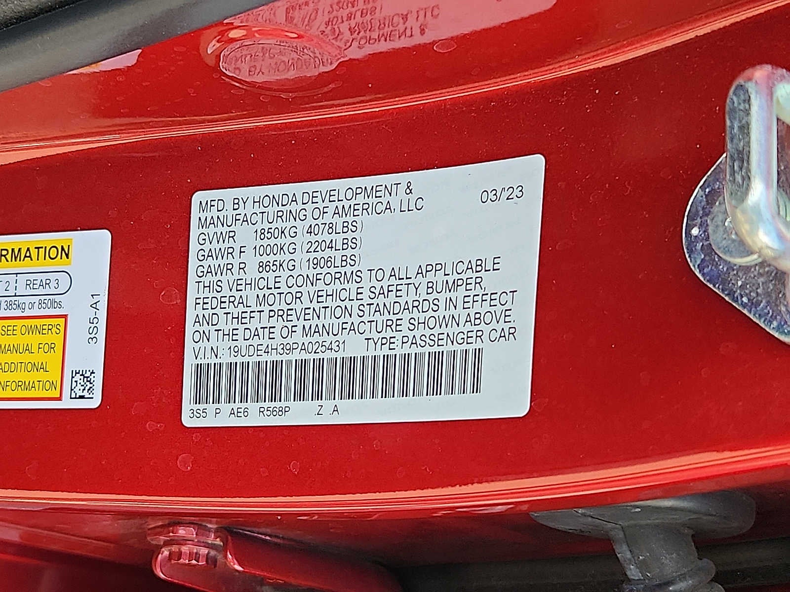 2023 Acura Integra w/A-Spec Package