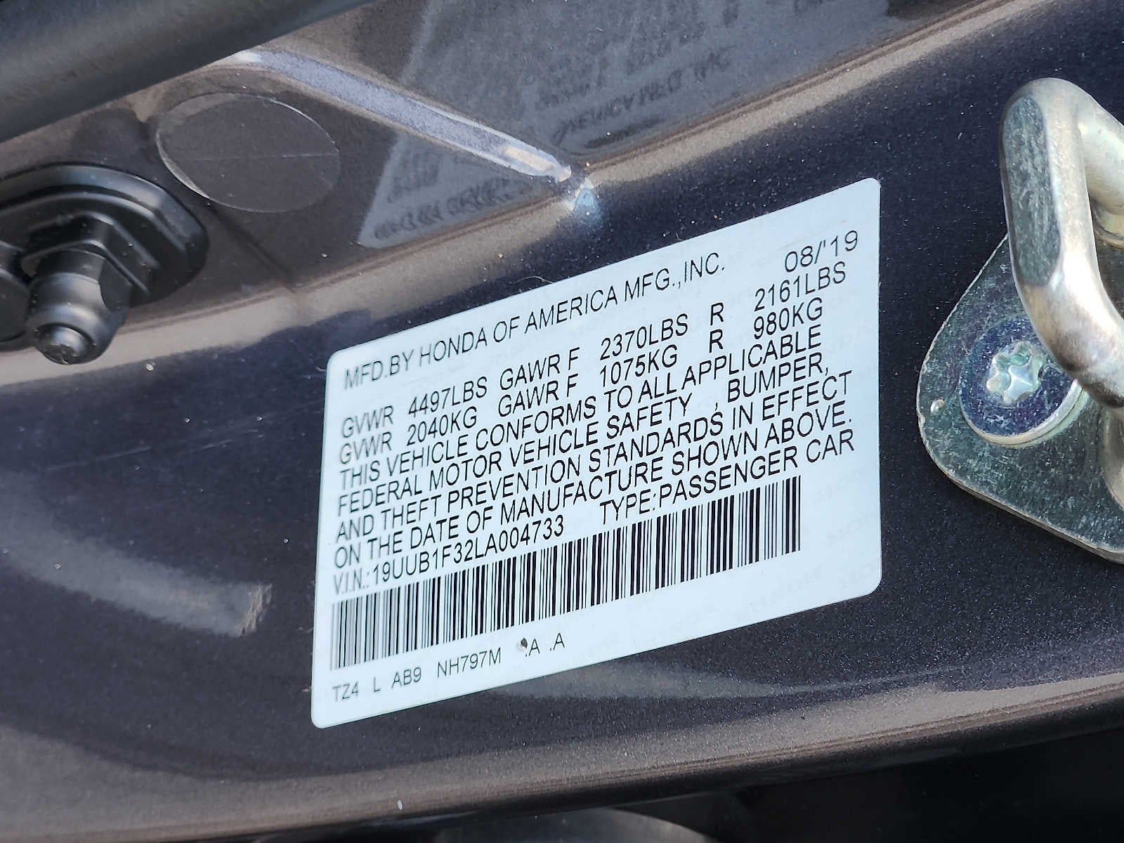2020 Acura TLX Base