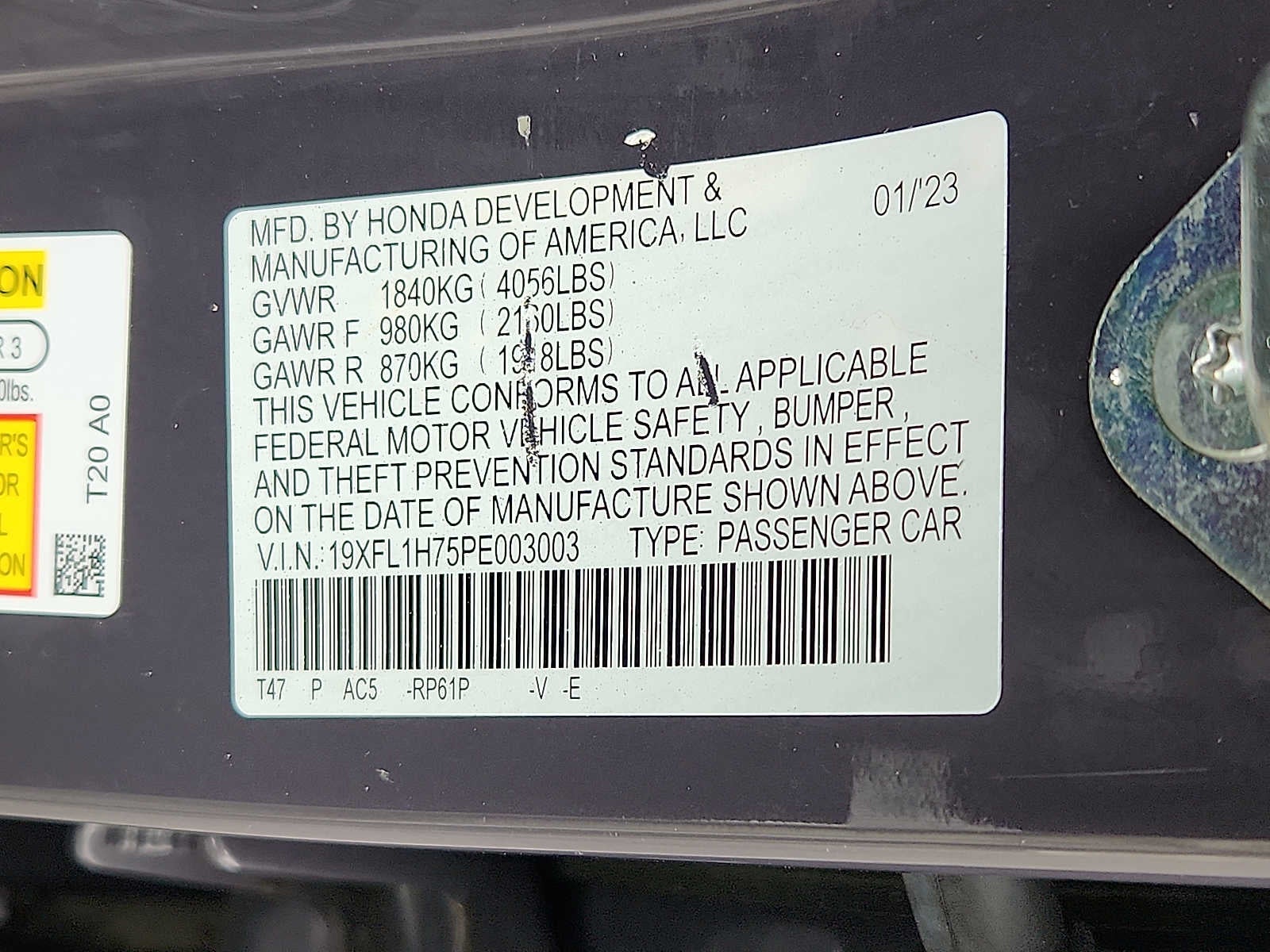 2023 Honda Civic Hatchback EX-L