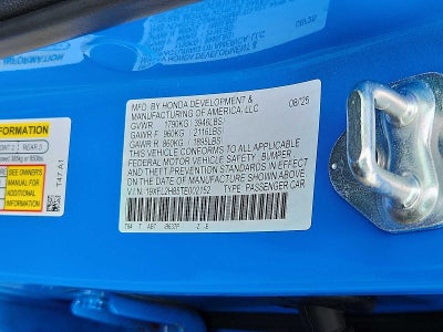 2026 Honda Civic Sport