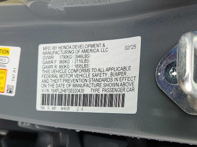2025 Honda Civic Sport