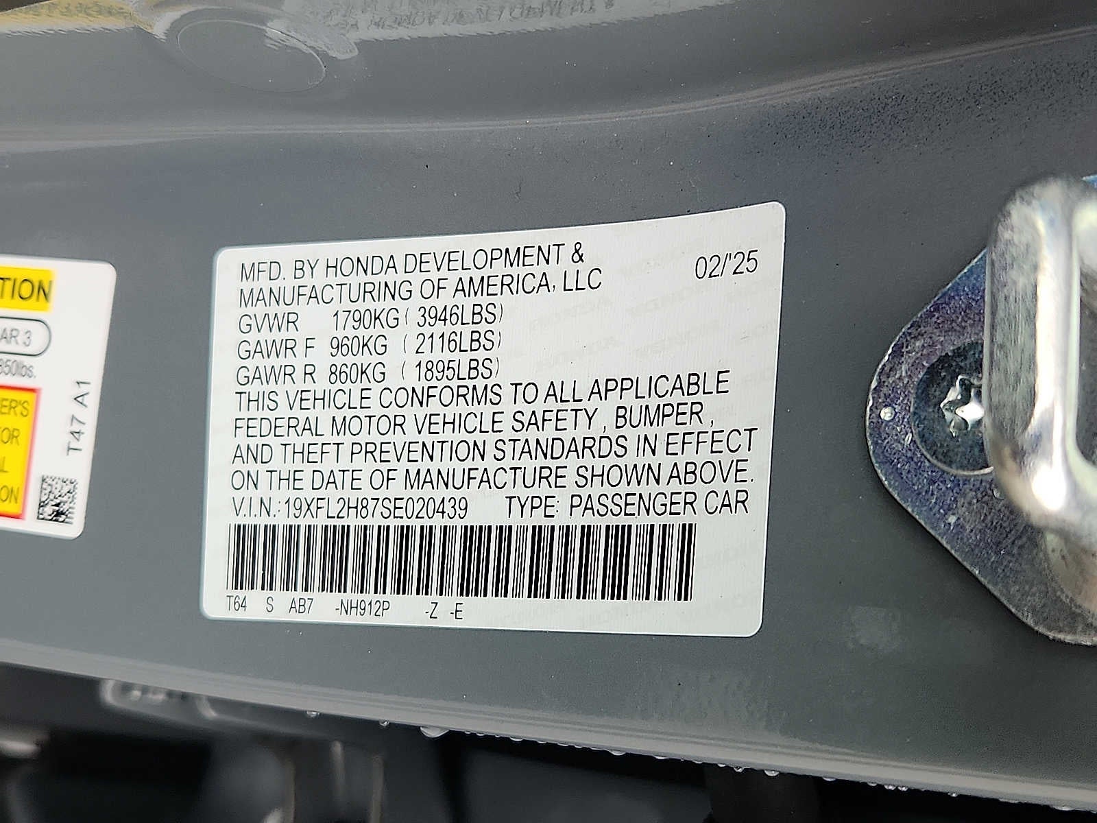 2025 Honda Civic Sport