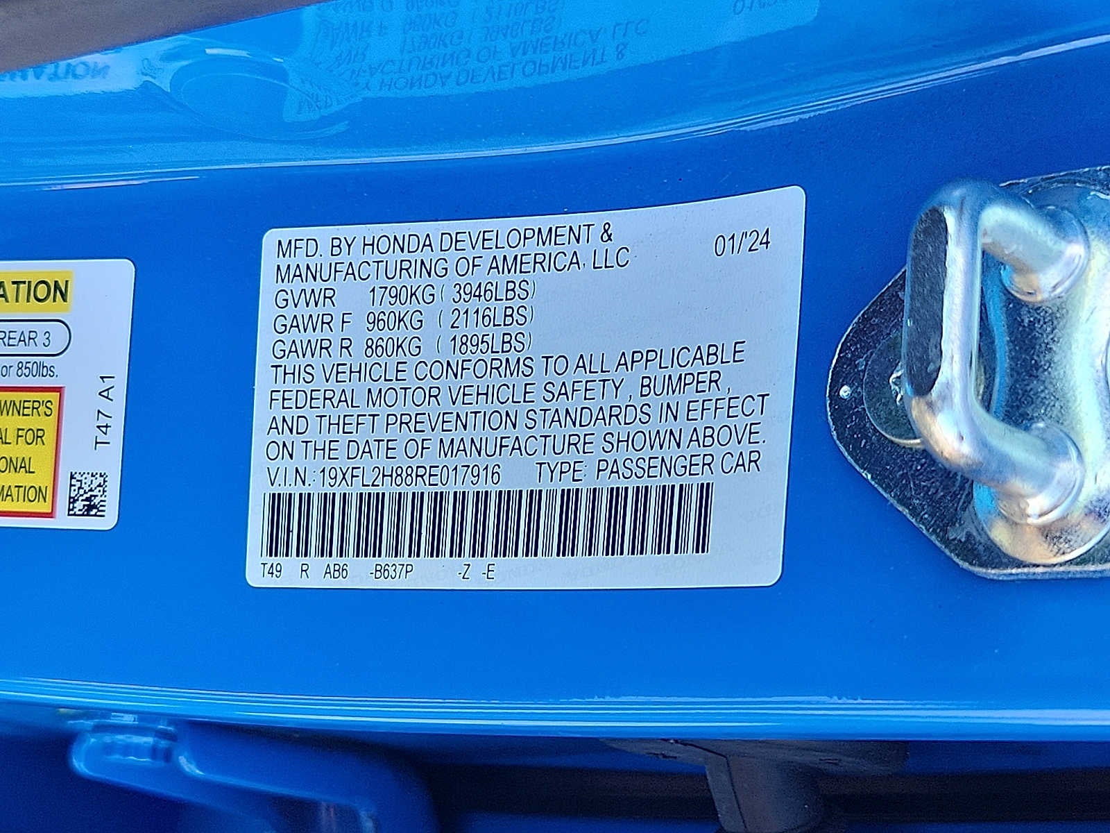 2024 Honda Civic Sport