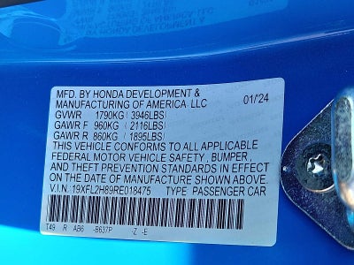 2024 Honda Civic Sport