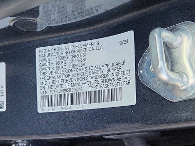 2025 Honda Civic Sport