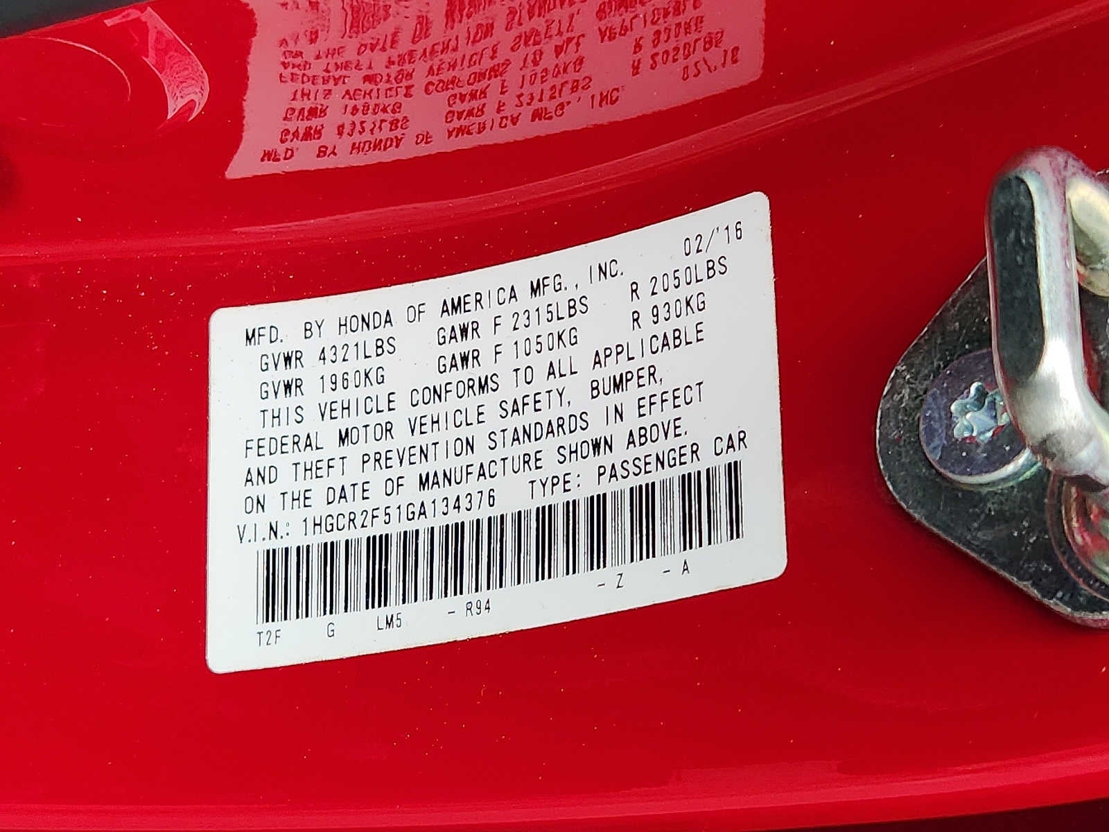 2016 Honda Accord Sport