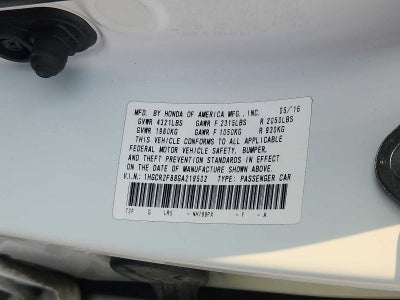 2016 Honda Accord Sedan EX-L