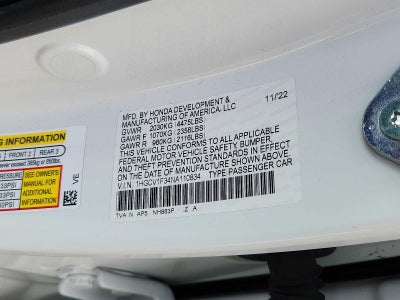 2022 Honda Accord Sport