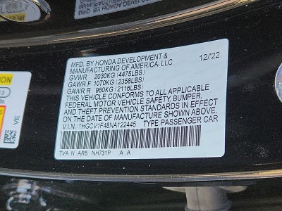 2022 Honda Accord Sport SE