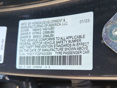 2023 Honda Accord LX