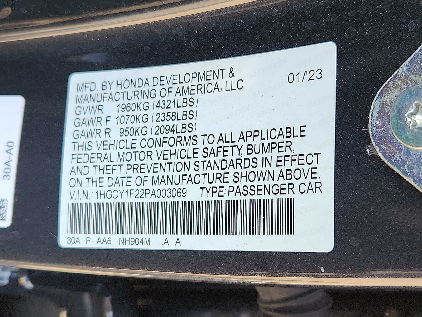 2023 Honda Accord LX