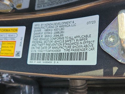 2023 Honda Accord LX