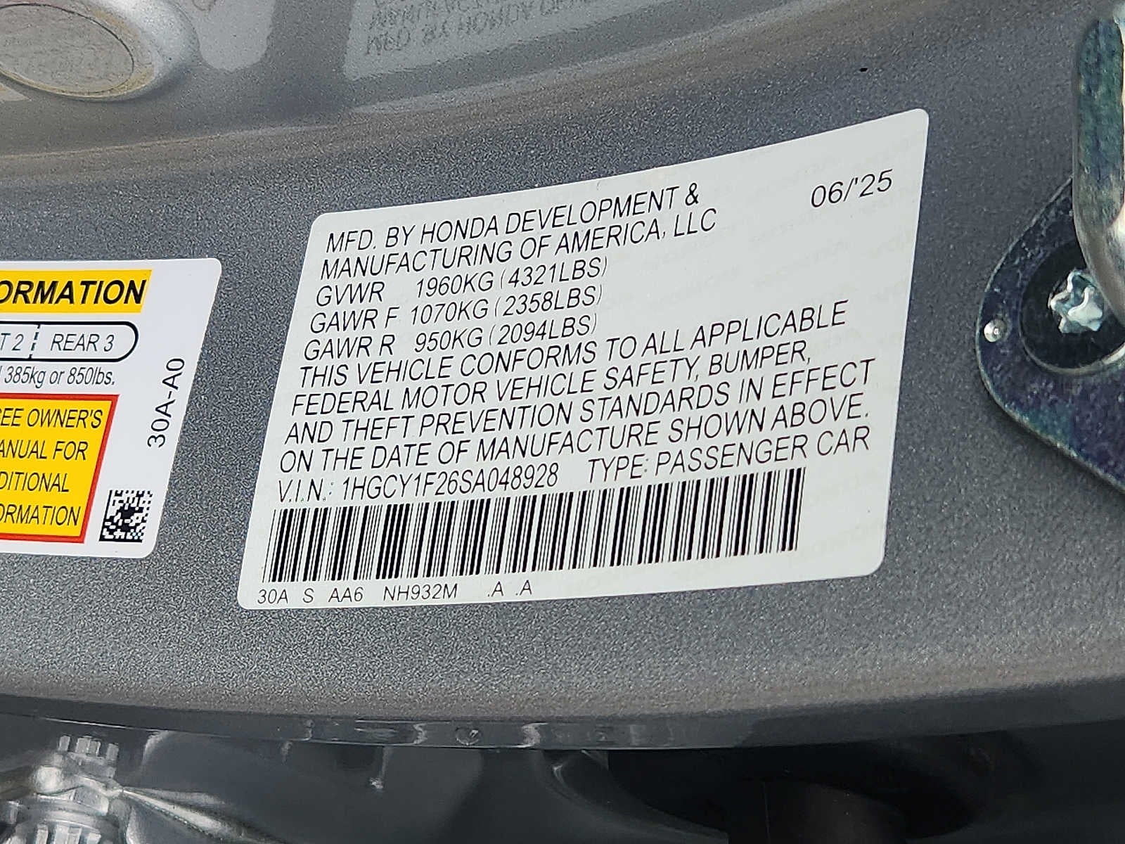 2025 Honda Accord LX