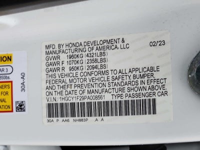 2023 Honda Accord LX